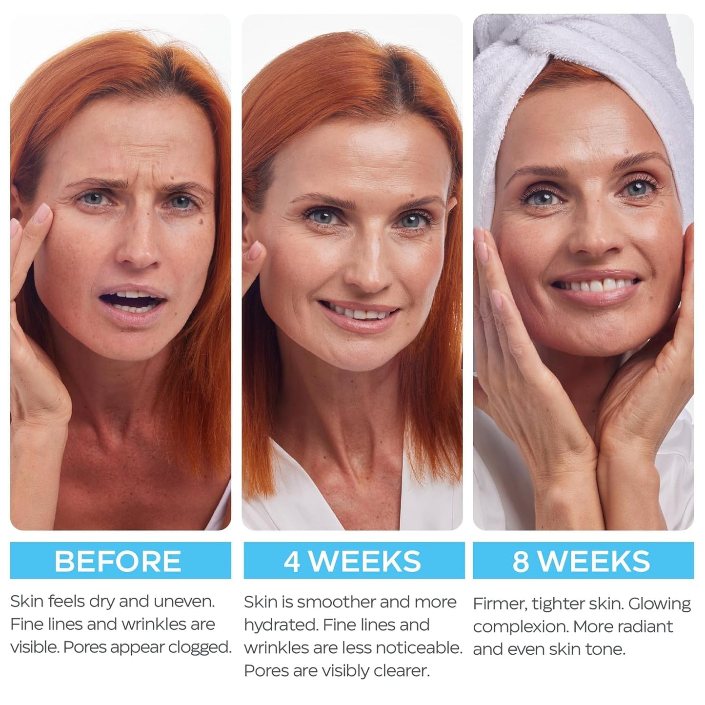 Retinol Cream for Face with Hyaluronic Acid, Day-Night Anti-Aging Moisturizer for Women, Men, Collagen Cream for Face Reduces Wrinkles, Dryness, 1.85 Oz - PrimeBioHealth - canada supplements