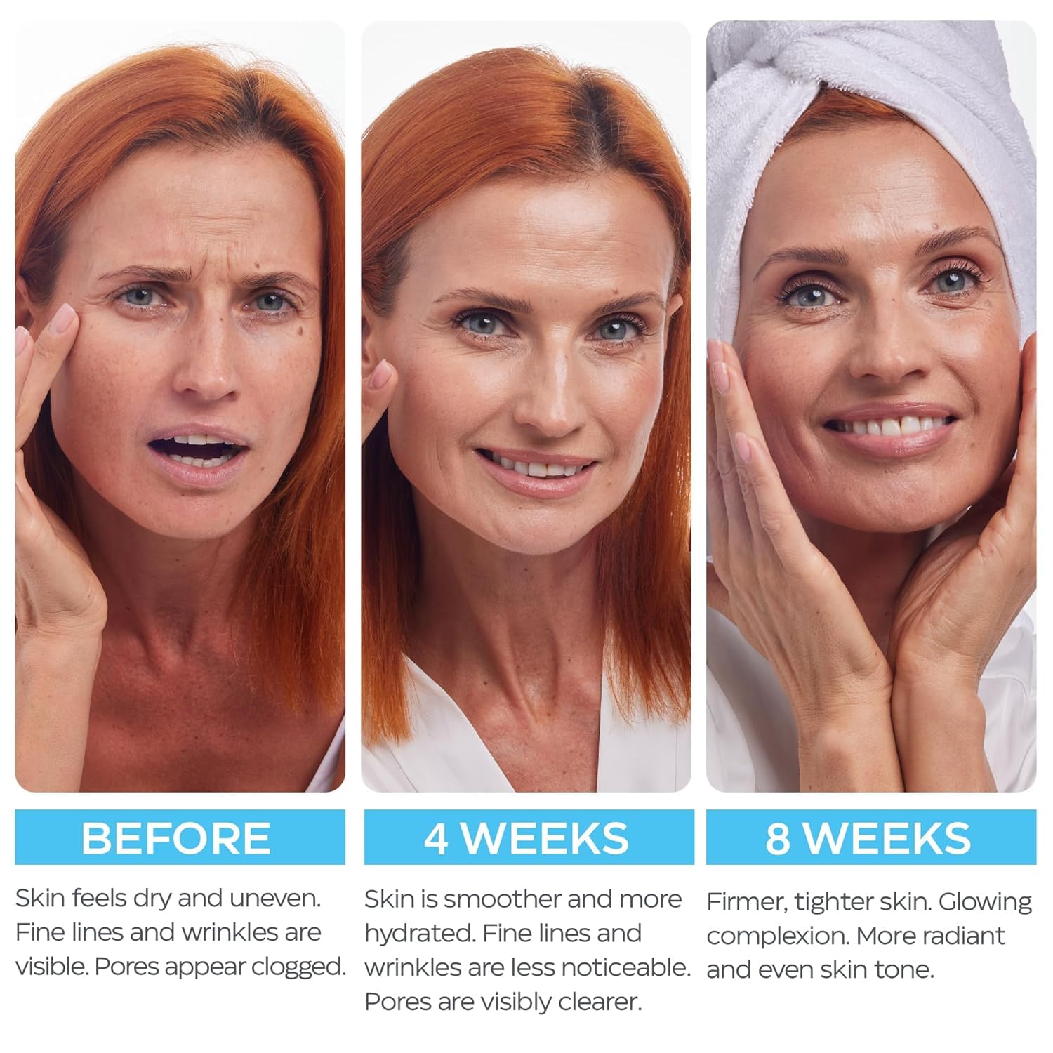 Retinol Cream for Face with Hyaluronic Acid, Day-Night Anti-Aging Moisturizer for Women, Men, Collagen Cream for Face Reduces Wrinkles, Dryness, 1.85 Oz - PrimeBioHealth - canada supplements