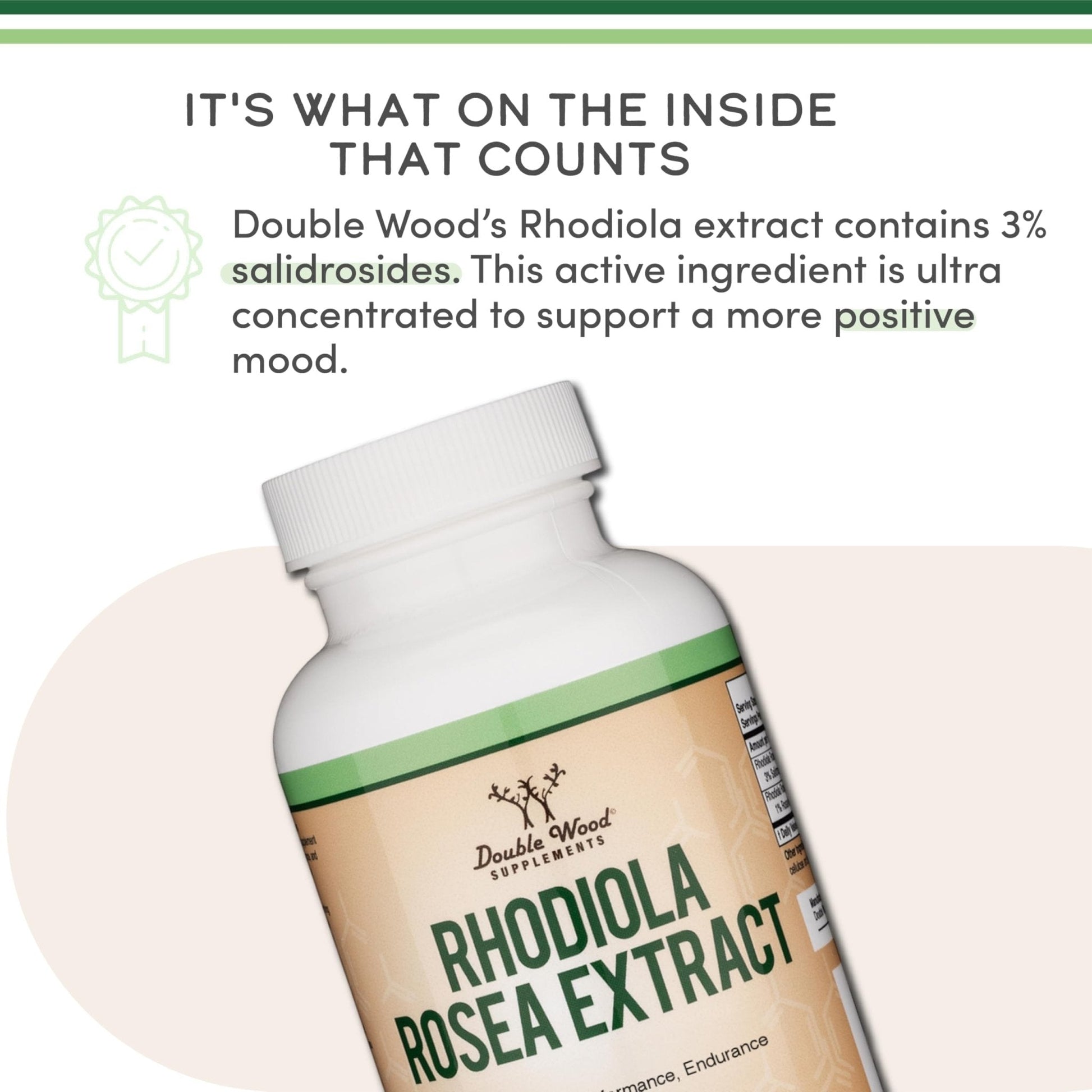 Rhodiola Rosea Supplement 500mg, 120 Vegan Capsules (Third Party Test, Gluten Free, 3% Salidrosides, 1% Rosavins Extract) for Performance, - PrimeBioHealth - canada supplements