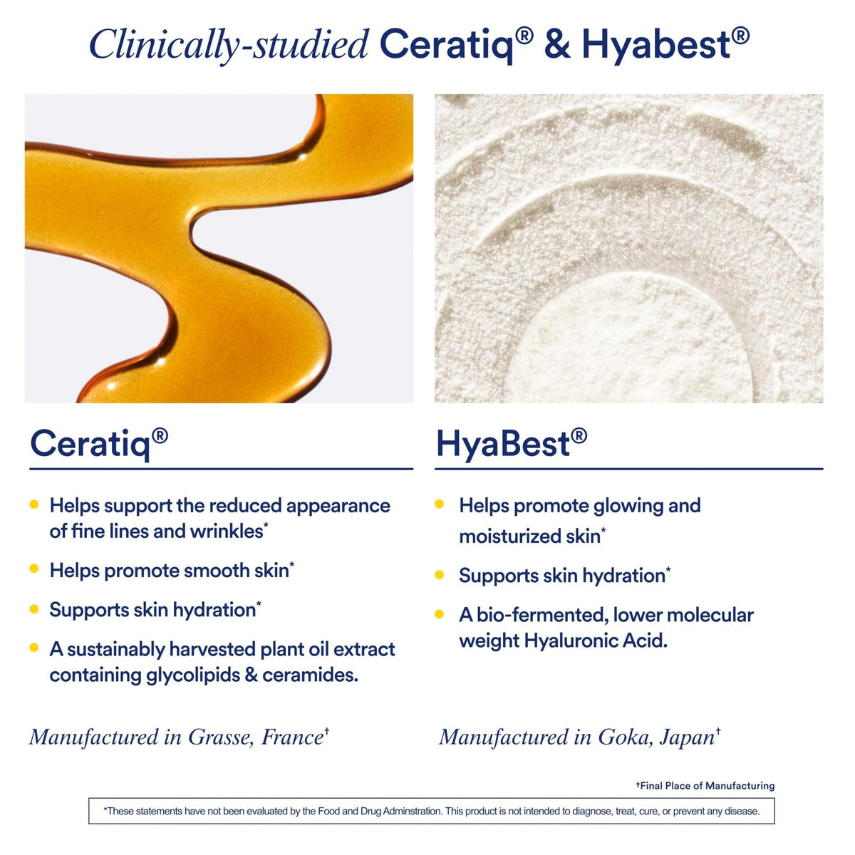 Ritual Hyaluronic Acid Skin Supplement - With Hyabest® and Ceratiq® - HyaCera Clinically Proven to Reduce Wrinkles, Fine Lines & Improve Skin Smoothness - PrimeBioHealth - canada supplements