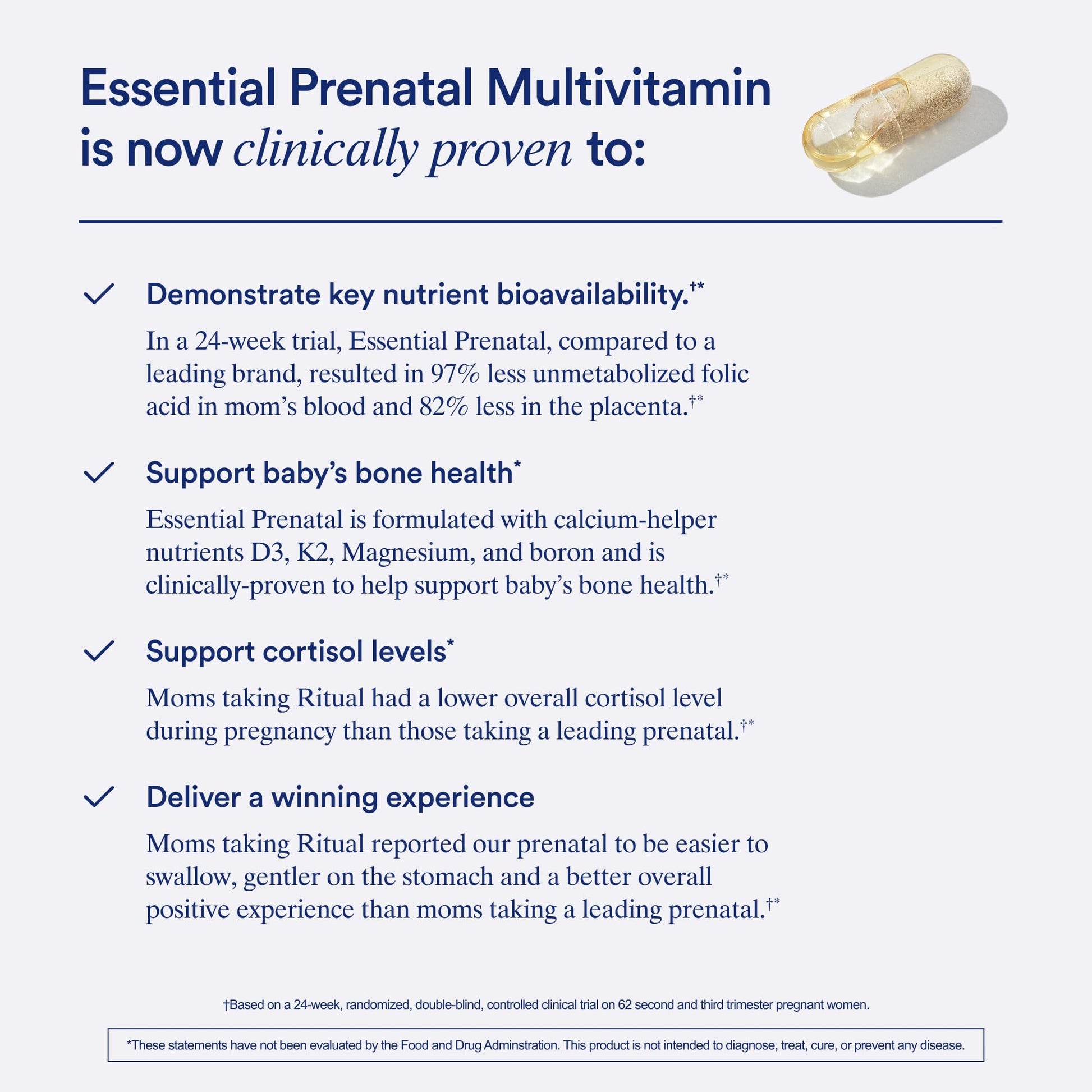 Ritual Prenatal Multivitamin For Women - Key Essential Vitamins and Minerals To Support Mom and Baby During Pregnancy* - Folate, Choline, Omega-3 DHA - PrimeBioHealth - canada supplements