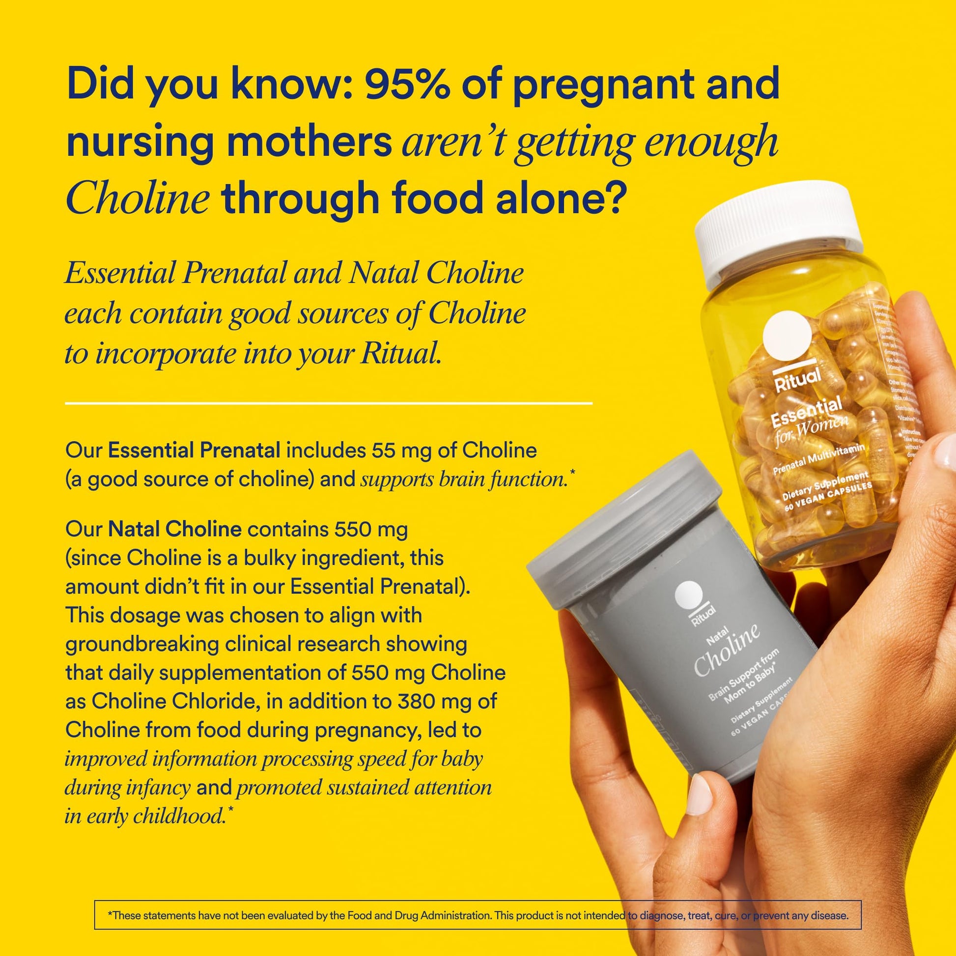 Ritual Prenatal Multivitamin for Women - Key Essential Vitamins and Minerals to Support Mom and Baby During Pregnancy* - Folate, Choline, Omega-3 DHA, Iron - PrimeBioHealth - canada supplements