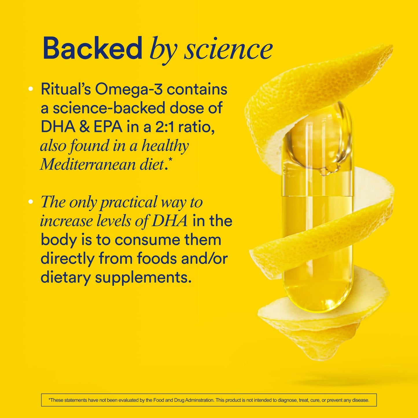 Ritual Vegan Omega 3 Supplement - Science-Backed Dose of DHA and EPA - Bioavailable Omega-3 from Algae Oil - Brain, Heart, and Eye Health Support - PrimeBioHealth - canada supplements