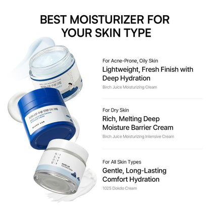 ROUND LAB Birch Juice Moisturizing Cream 2.7 Fl Oz, 48-Hour Deep Hydrating Face Moisturizer with Birch Sap & Vita Hyaluronic Acid for Acne-Prone Skin - PrimeBioHealth - canada supplements