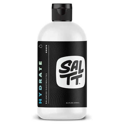 SALTT - Hydrate (8.3 oz) - Electrolytes Drops - Energy Boost - Sodium, Potassium, Magnesium, Zinc, Copper - Unflavored - Ultra Low Carb - Zero Sugar, Vegan, Gluten Free, Non GMO - By Keto Chow - PrimeBioHealth - canada supplements
