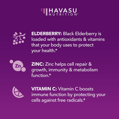 Sambucus Elderberry Gummies for Adults - Immune Support Supplement with Vitamin C and Zinc - Enhanced Formula for Daily Defense - 60 Count - PrimeBioHealth - canada supplements