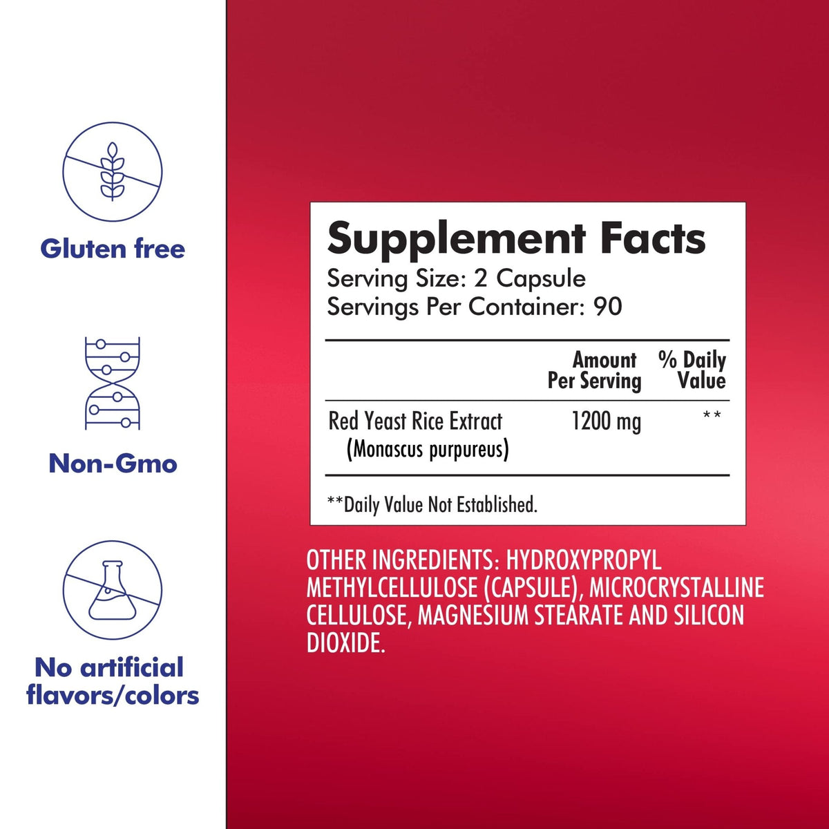 Santo Remedio Red Yeast Rice, Supports Cardiovascular System, Dietary Supplement, 1200 mg per Serving, 180 Capsules - PrimeBioHealth - canada supplements
