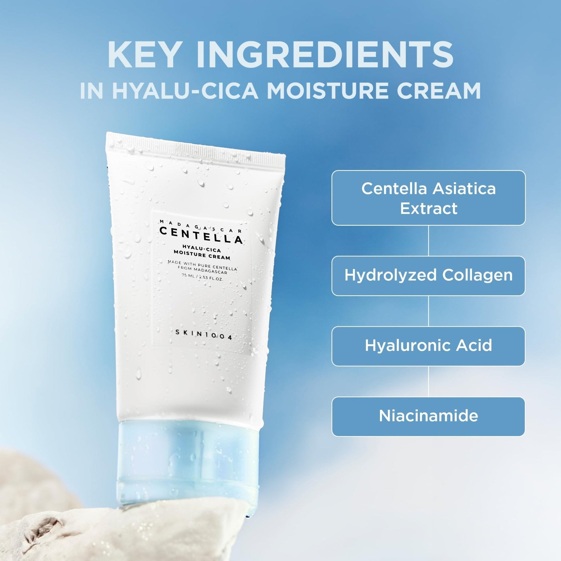 SKIN1004 Hyalu-Cica Moisture Cream, Face Moisturizer with Hyaluronic Acid, Centella Cream for Deep Hydration, Lightweight Nourishing - PrimeBioHealth - canada supplements