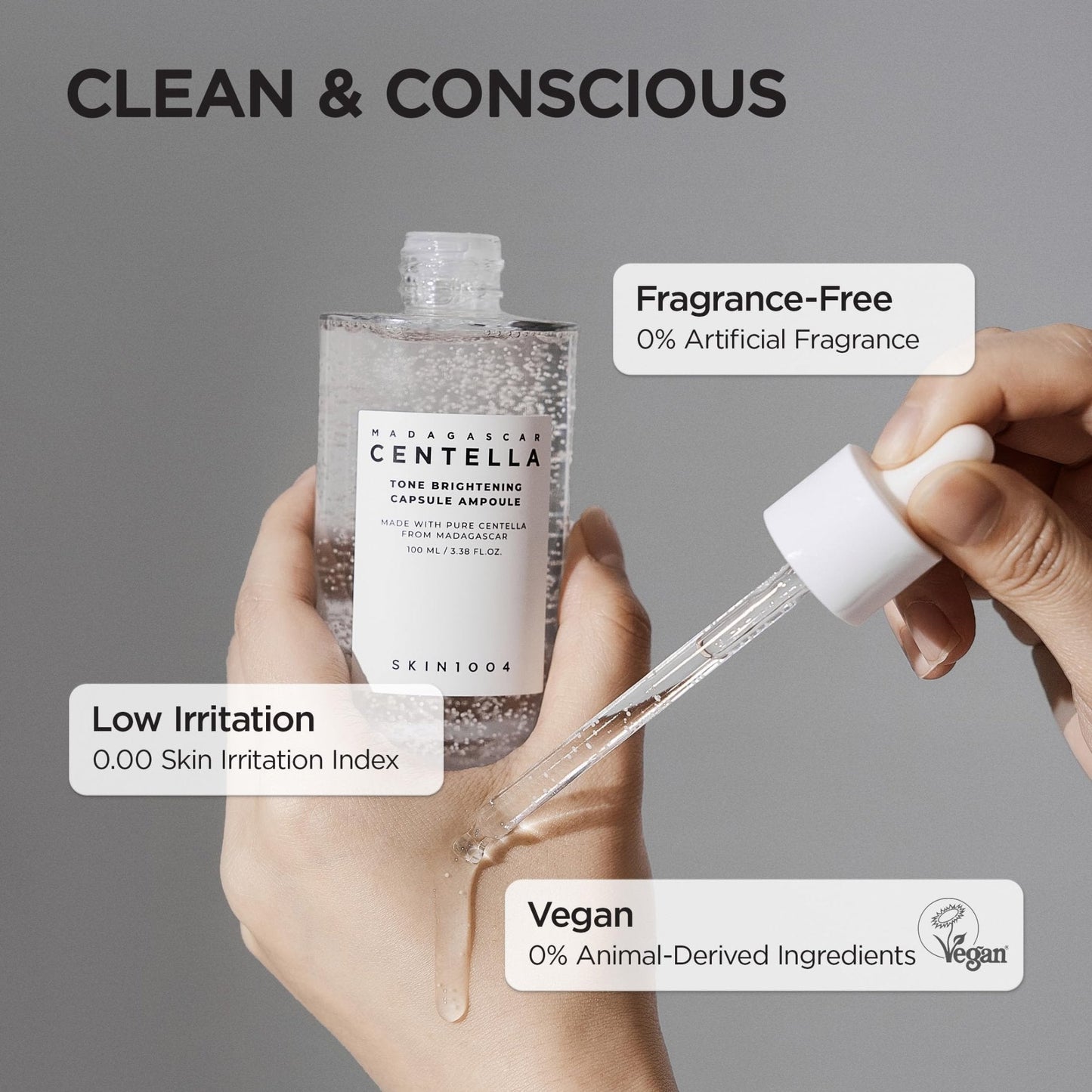 SKIN1004 Tone Balancing Capsule Ampoule, Niacinamide & Centella Serum for Face, Korean Hydrating Facial Serum for Unevne Skin Tone - PrimeBioHealth - canada supplements