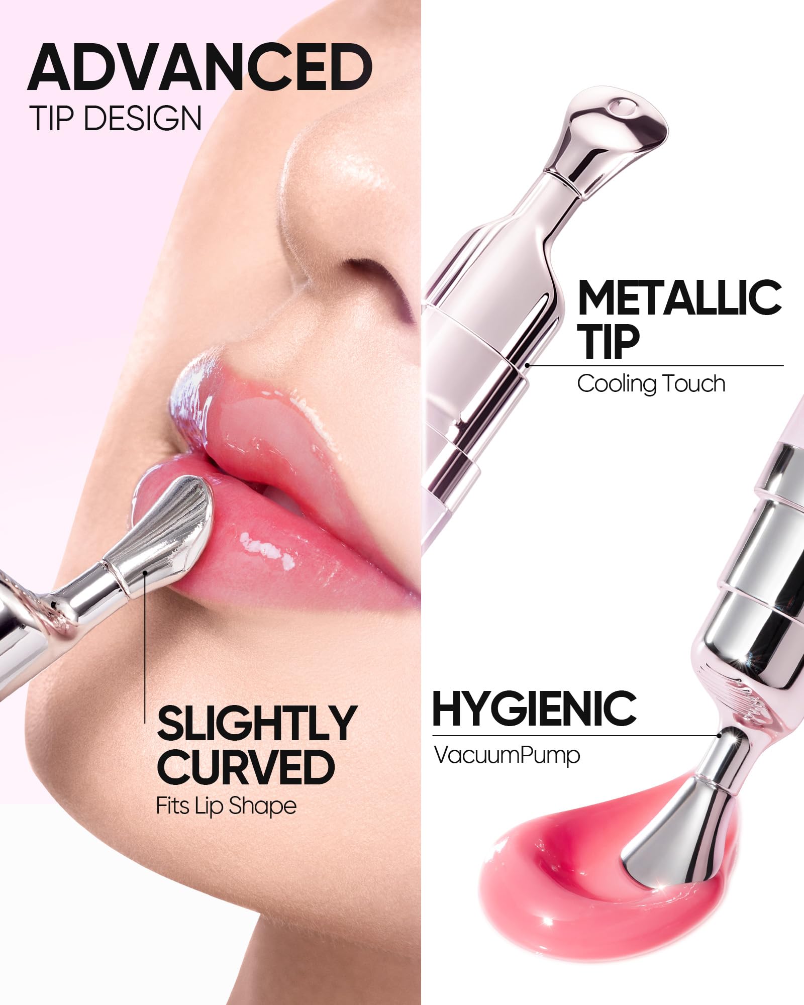 SKINTIFIC Peptide Brightening Lip Serum, Hydrating & Plumping Tinted Lip Gloss, Moisturizing Lip Balm with Polypeptides - PrimeBioHealth - canada supplements