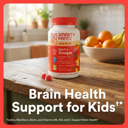 SmartyPants Kids Multivitamin Gummies with Omega 3 DHA/EPA, Vitamins D3, C, B12, B6, A, K, and Zinc, Gluten Free - PrimeBioHealth - canada supplements