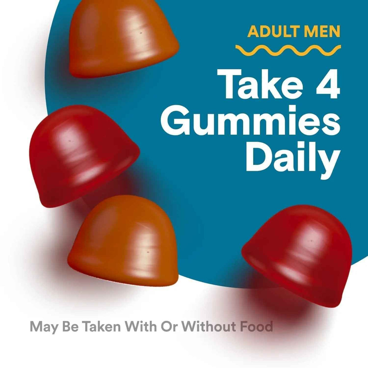 SmartyPants Multivitamin for Men, Organic Gummies: Probiotics, CoQ10, Methylfolate, Omega 3 (ALA), Vitamin D3, C, Vitamin B12
