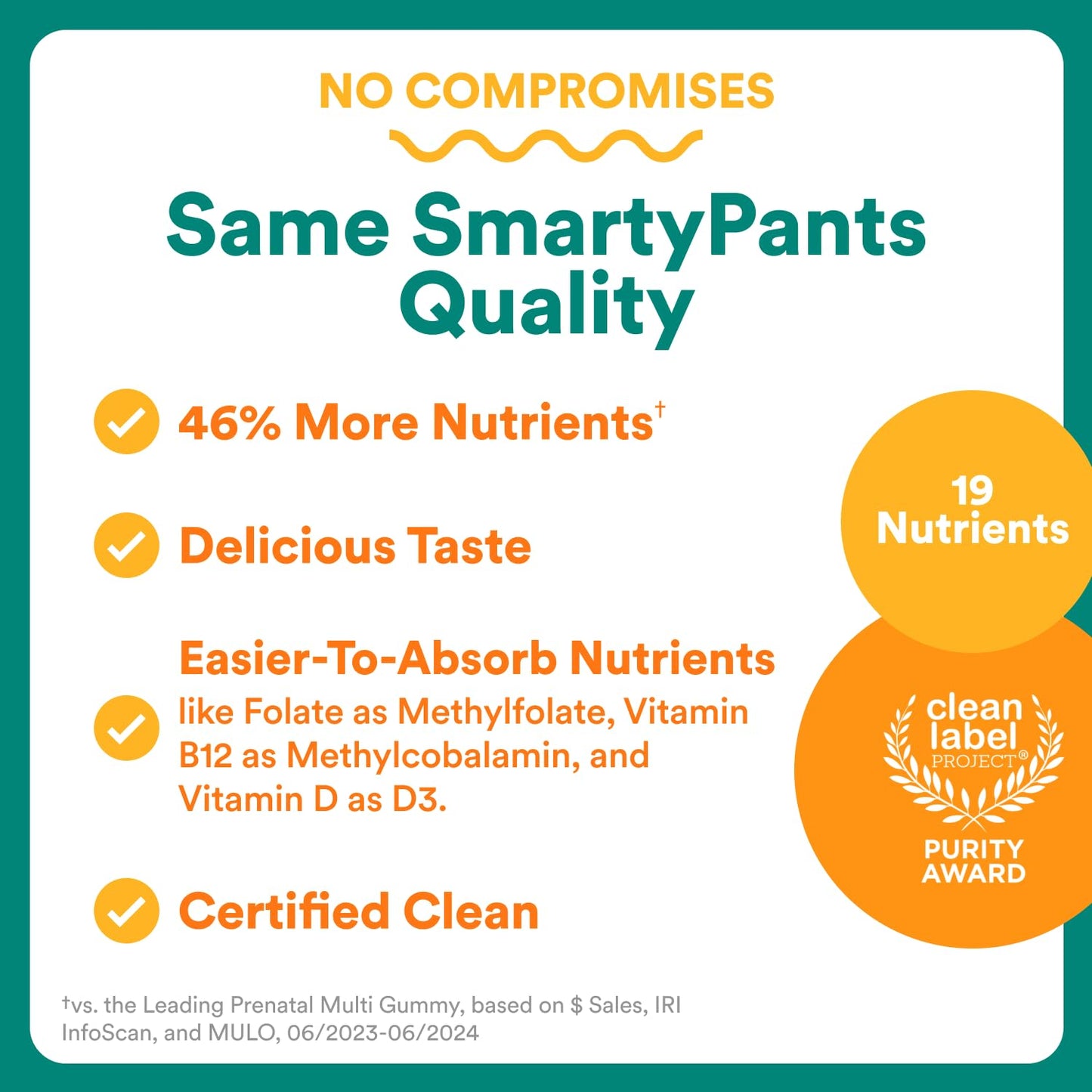 SmartyPants Prenatal Multivitamin Gummies with Omega 3 DHA/EPA, Methylfolate, Biotin, Vitamins D3, C, B12, B6, A, K, and Zinc, Gluten Free, Clean Label - PrimeBioHealth - canada supplements