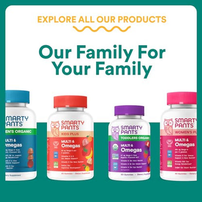 SmartyPants Prenatal Multivitamin Gummies with Omega 3 DHA/EPA, Methylfolate, Biotin, Vitamins D3, C, B12, B6, A, K, and Zinc, Gluten Free, Clean Label - PrimeBioHealth - canada supplements