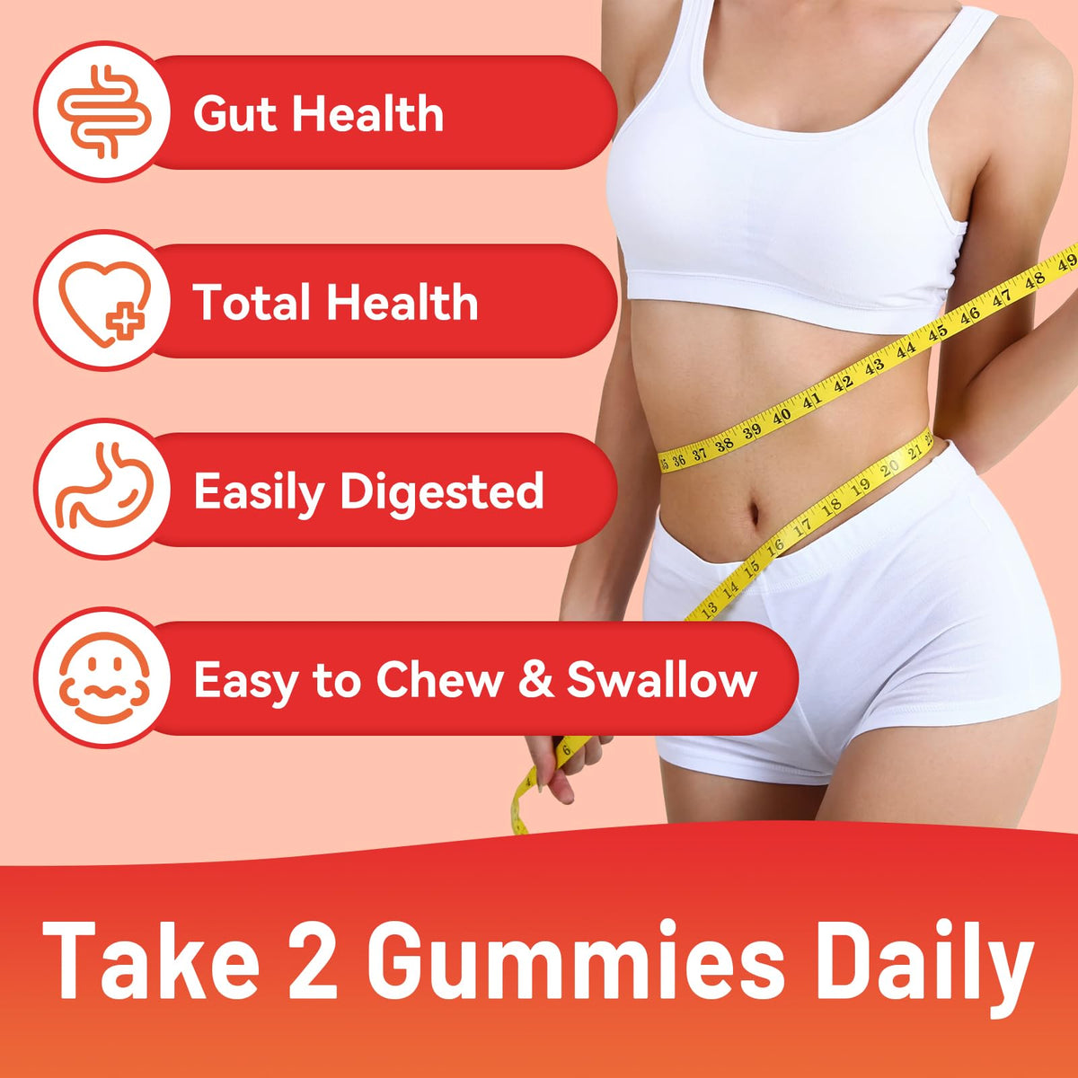 SmildeHeal Fiber Gummies, Dietary Fiber, for Women and Men, Gut Health Support, Non-GMOs, Non-Gluten, Vegan, Mixed Berry - PrimeBioHealth - canada supplements