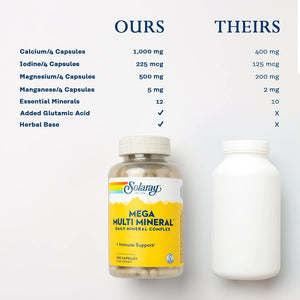 Solaray Mega Multi Mineral | 200 Capsules - PrimeBioHealth - canada supplements