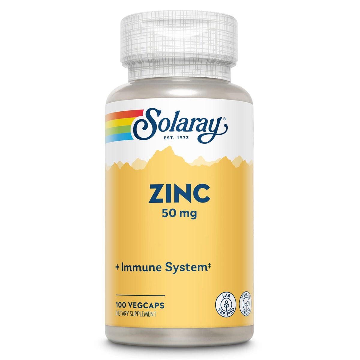 Solaray Zinc 50mg Immune Support Capsules, 100 Count, Vegan, Pumpkin Seed - PrimeBioHealth - canada supplements