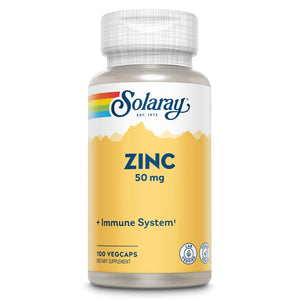 Solaray Zinc 50mg Immune Support Capsules, 100 Count, Vegan, Pumpkin Seed - PrimeBioHealth - canada supplements