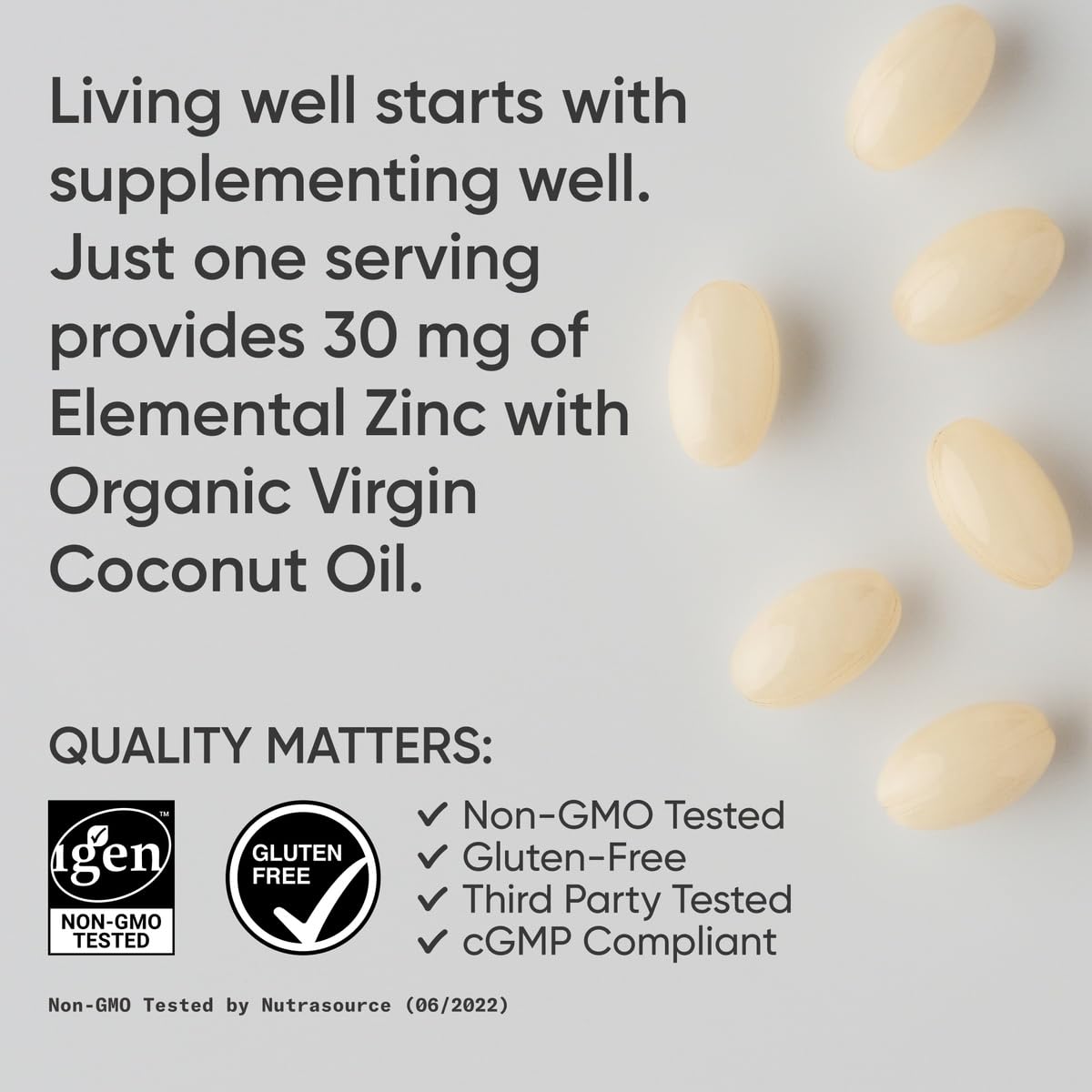 Sports Research High Potency Zinc Picolinate 30mg with Organic Coconut Oil | Highly Absorbable Zinc Supplement for Healthy Immune & Enzyme Function - PrimeBioHealth - canada supplements