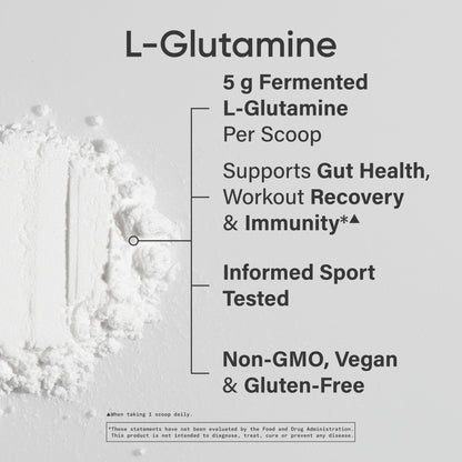 Sports Research L-Glutamine - Workout Recovery, Immune Health & Gut Health Support - 5 G Per Serving - 10.58 Oz - PrimeBioHealth - canada supplements