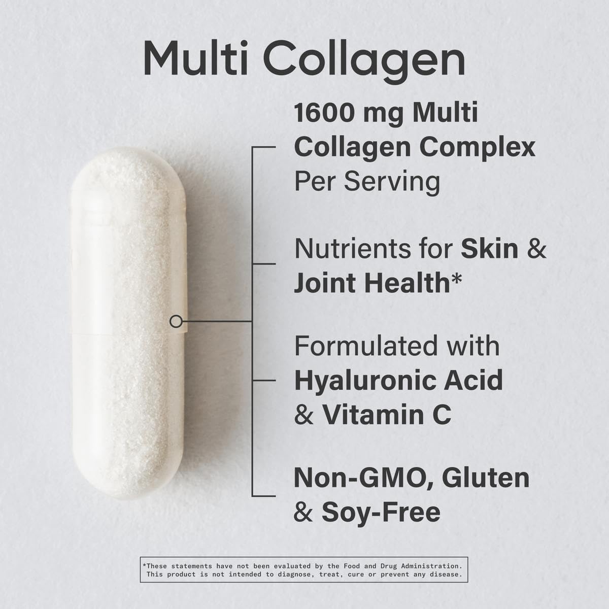 Sports Research® Multi Collagen Pills for Women & Men - Collagen Peptides (Type I, II, III, V, X) Enhanced with Hyaluronic Acid & Vitamin C - Gluten Free ­· Non-GMO - 90 Capsules - PrimeBioHealth - canada supplements
