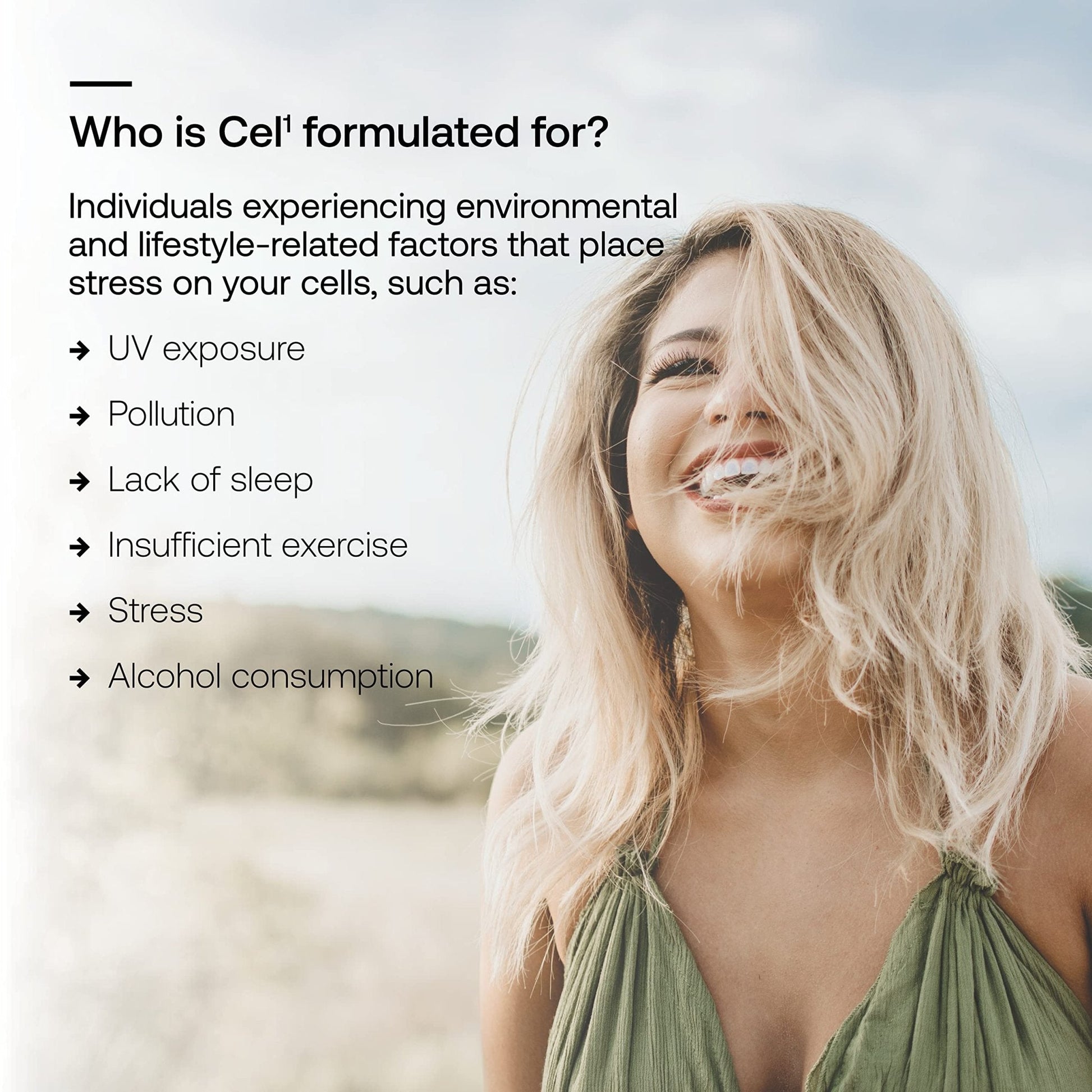 SRW Laboratories Cel¹ Stability | Stem Cell Supplement with 2-HOBA - Supports Stress Defence, DNA Structure & Youthful Cell Function | 60 Capsules - PrimeBioHealth - canada supplements