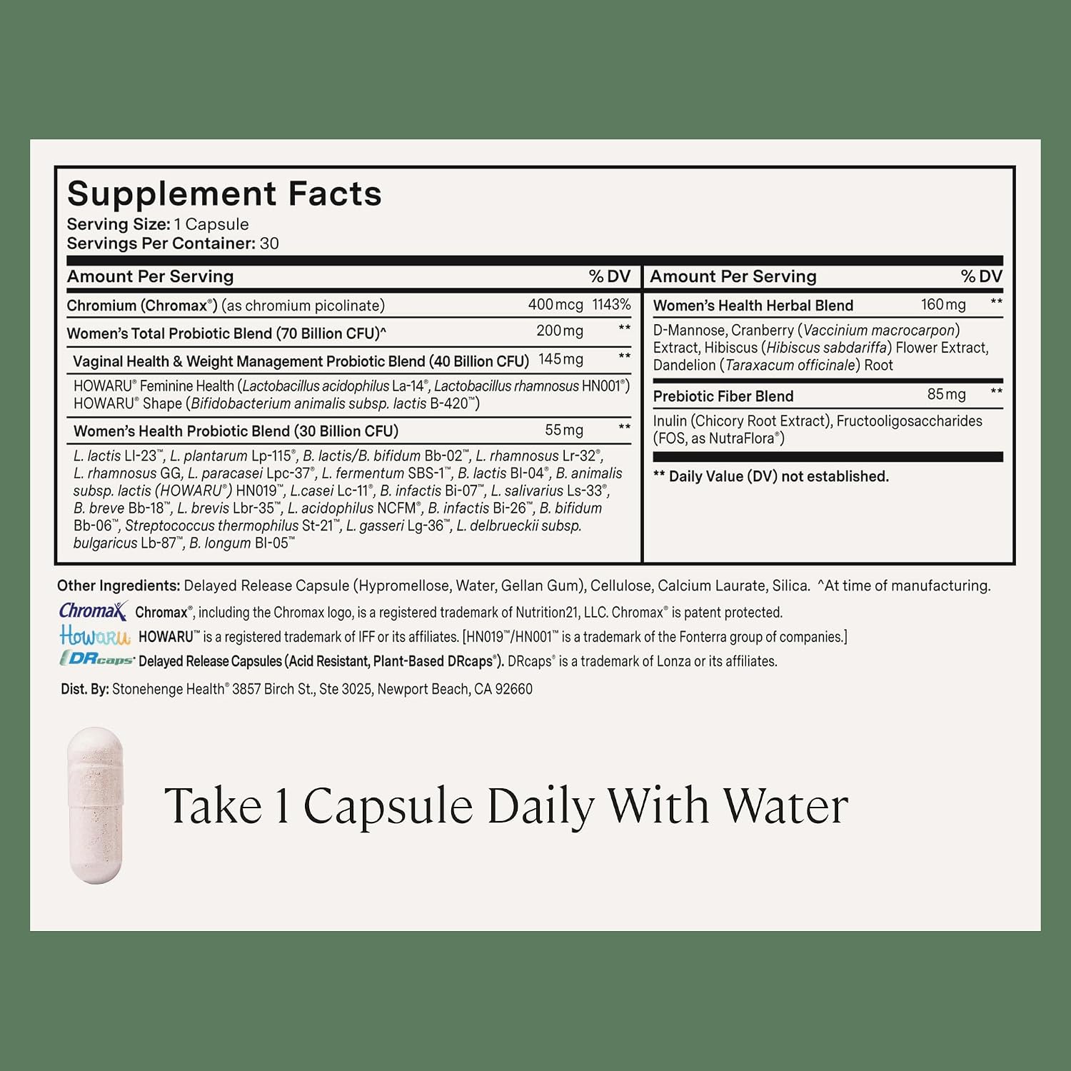 Stonehenge Health Dynamic Biotics+ for Women + Dynamic Biotics Probiotics Bundle Supplements to Support Digestive & Feminine Health - PrimeBioHealth - canada supplements
