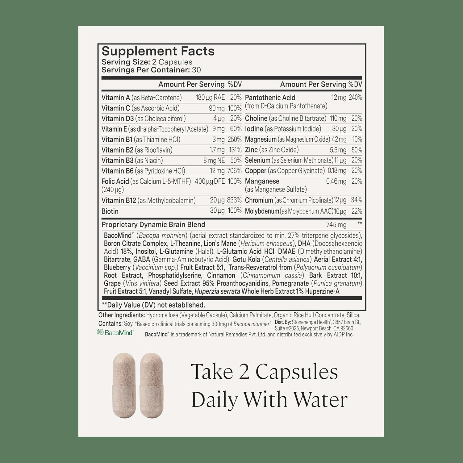 Stonehenge Health Dynamic Brain + Dynamic Turmeric Bundle Supports: Memory Acquisition, Retention, & Recall - PrimeBioHealth - canada supplements