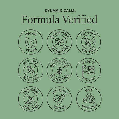 Stonehenge Health Dynamic Calm - 600mg KSM-66 Ashwagandha with L-theanine, Rhodiola Rosea, Holy Basil, and Magnesium Glycinate, Daily Stress and Mood Support, Non-GMO, 60 Vegetarian Capsules - PrimeBioHealth - canada supplements