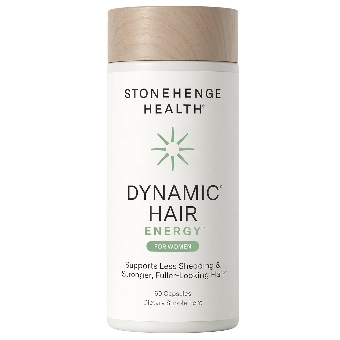 Stonehenge Health Dynamic Hair Energy for Women – Hair Growth Supplement with Saw Palmetto, Spermidine, Biotin, Iron & Tocotrienols – Supports Thicker Hair with Less Shedding – 60 Capsules - PrimeBioHealth - canada supplements
