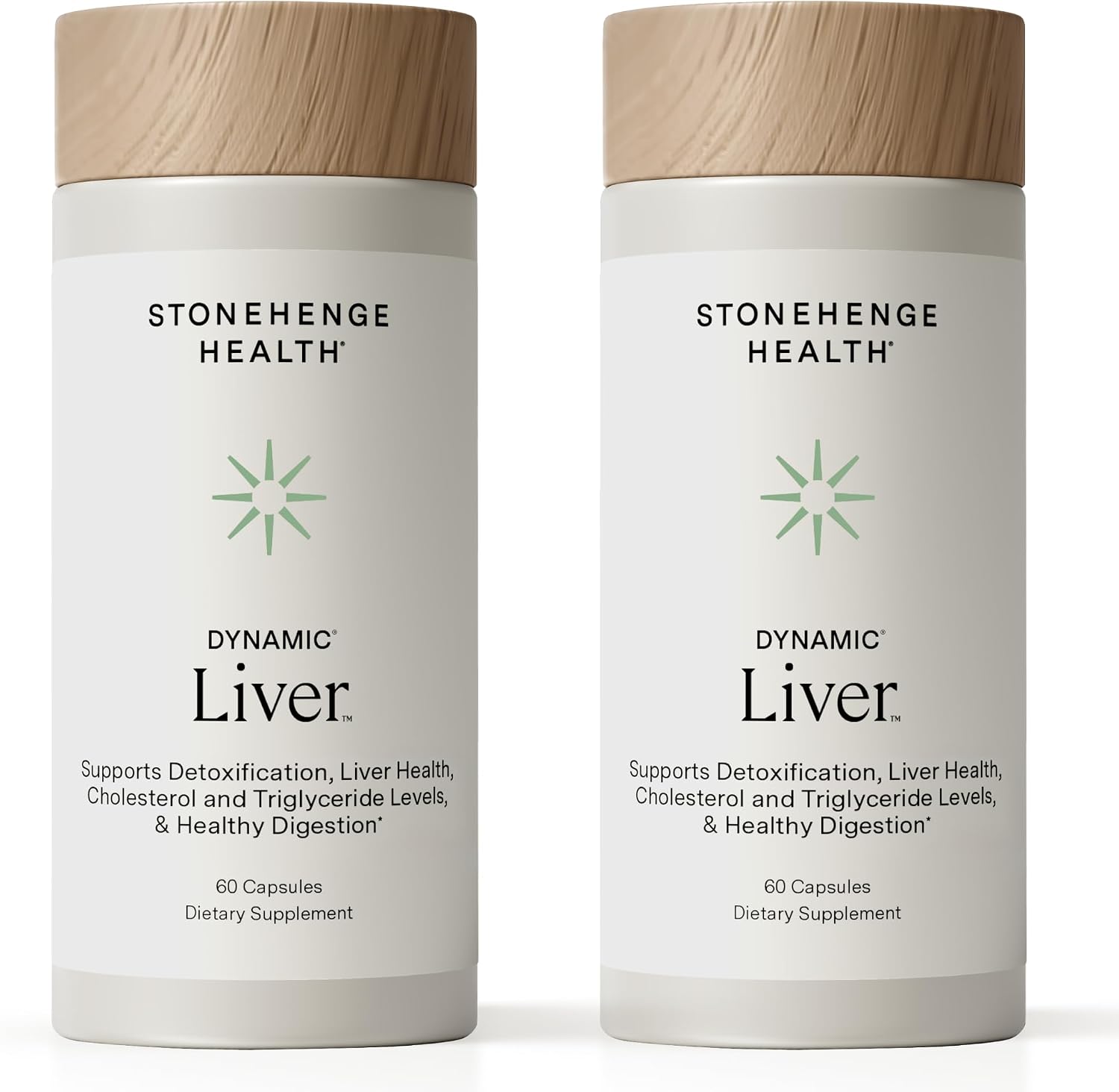 Stonehenge Health Dynamic Liver – Siliphos Milk Thistle Formula – Liver Support & Antioxidant Support, Gut-Liver Axis, Selenium, Zinc, Vitamin E, Ginger, Beetroot Extract Non-GMO, 60 Veg Caps (2 Pack) - PrimeBioHealth - canada supplements