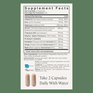 Stonehenge Health Dynamic Liver – Siliphos Milk Thistle Formula – Liver Support & Antioxidant Support, Gut-Liver Axis, Selenium, Zinc, Vitamin E, Ginger, Beetroot Extract Non-GMO, 60 Veg Caps (3 Pack) - PrimeBioHealth - canada supplements
