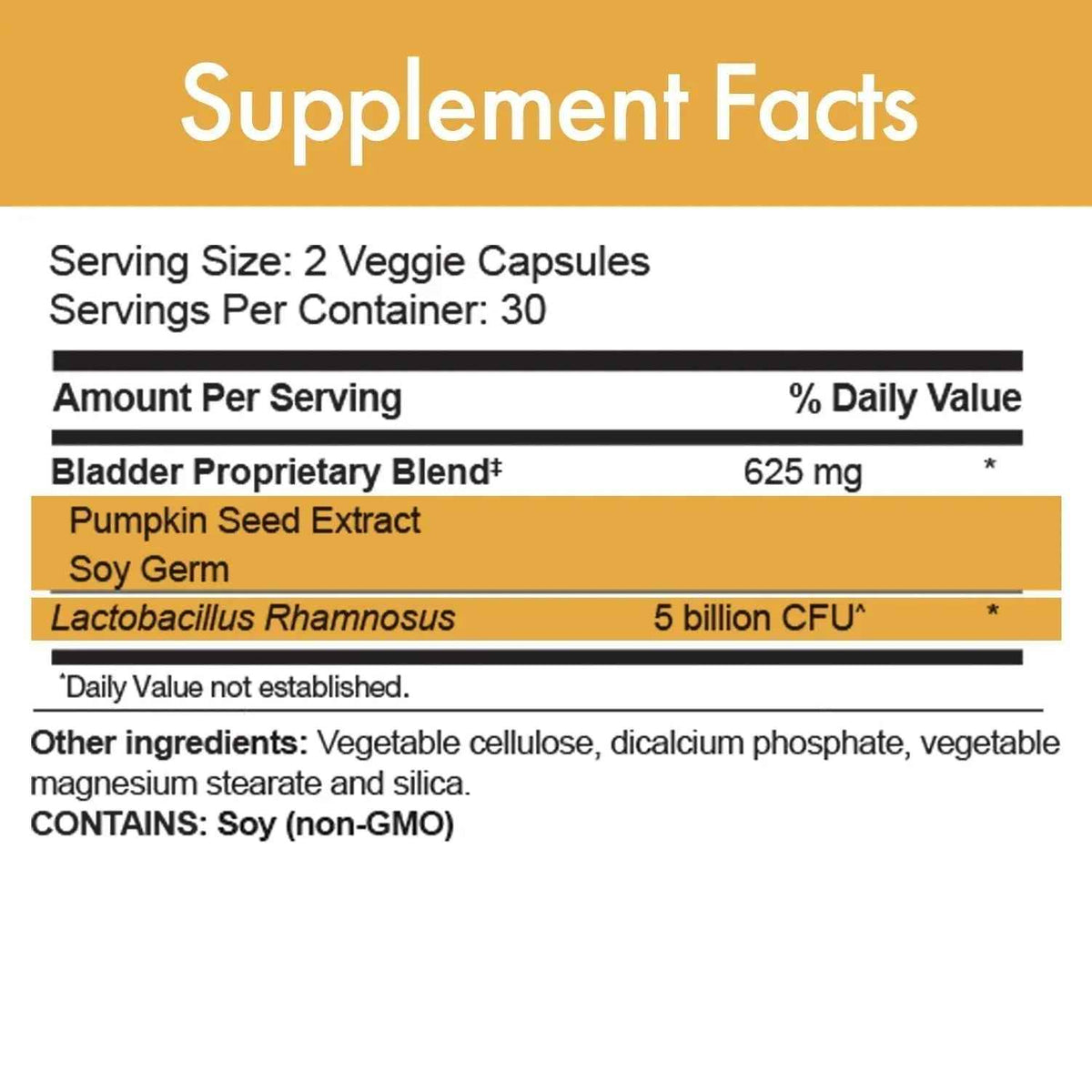 Stop Aging Now - BladderControl360 Formula - Bladder Control Support - Go-Less & Probiotics - Urinary Health Probiotic Supplement - Lactobacillus Rhamnosus, Pumpkin Seed & Soy Germ Extracts - 60 Vcaps
