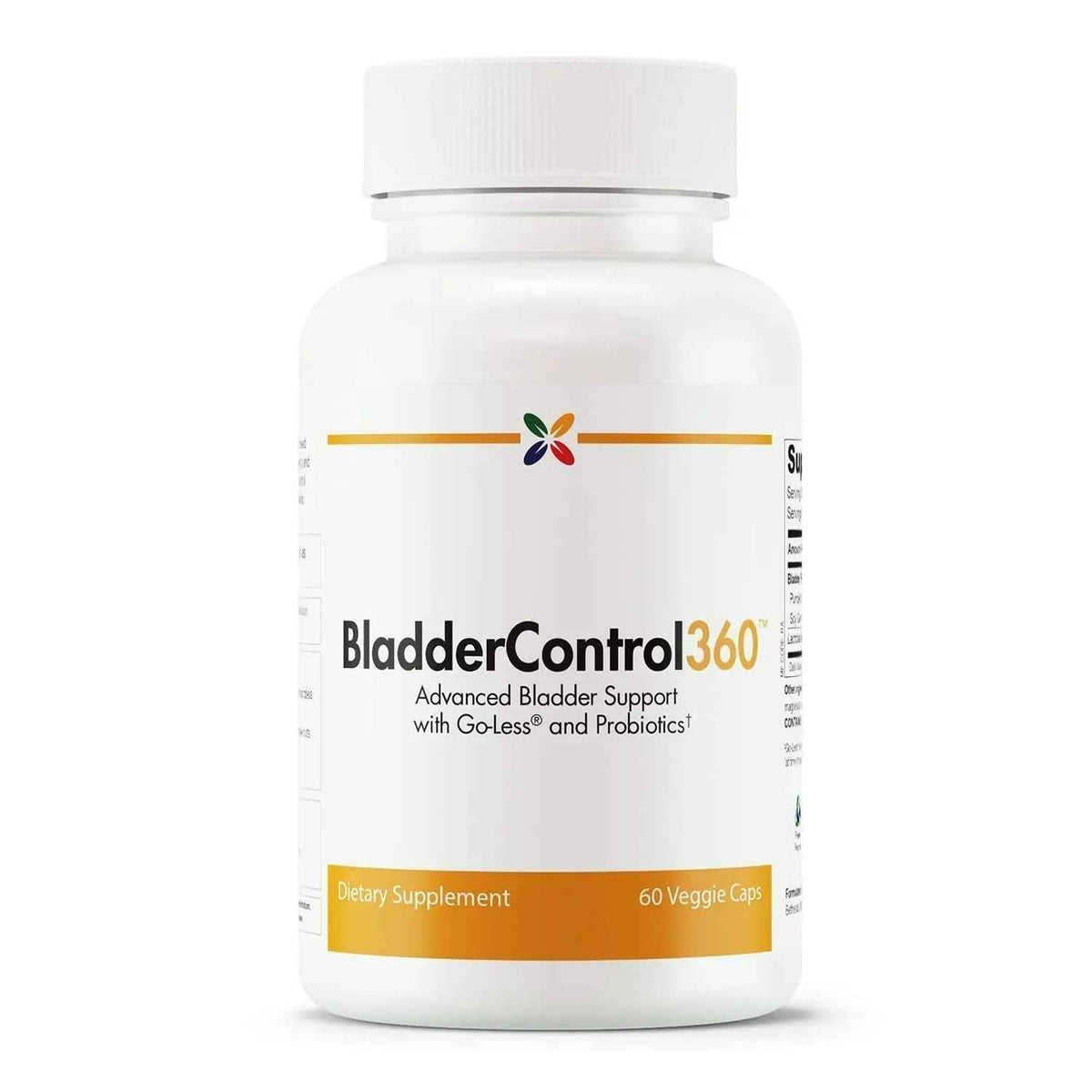Stop Aging Now - BladderControl360 Formula - Bladder Control Support - Go-Less & Probiotics - Urinary Health Probiotic Supplement - Lactobacillus Rhamnosus, Pumpkin Seed & Soy Germ Extracts - 60 Vcaps