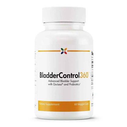 Stop Aging Now - BladderControl360 Formula - Bladder Control Support - Go-Less & Probiotics - Urinary Health Probiotic Supplement - Lactobacillus Rhamnosus, Pumpkin Seed & Soy Germ Extracts - 60 Vcaps