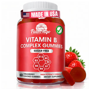 Sugar Free Vitamin B Complex Gummies - Vitamin B12, B7, B6, B3 (Niacin), B5, B8, B9 (Folate)- Third Party Tested- Prenatal, Vegan Diet, Older Adults - PrimeBioHealth - canada supplements