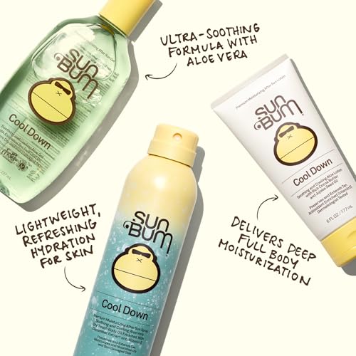Sun Bum Cool Down Aloe Vera Gel - Vegan After Sun Care to Soothe and Hydrate Sunburn - 8 oz - PrimeBioHealth - canada supplements