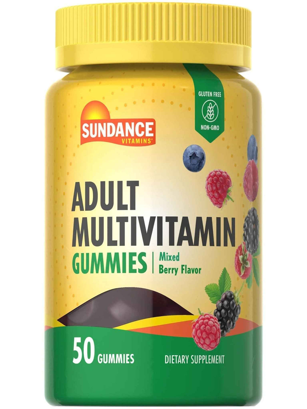 Sundance Multivitamin Gummies for Adults | for Men & Women | Mixed Berry Flavor | Non-GMO and Gluten Free Supplement