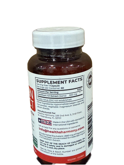 Super Potent Hawthorn Berry Extract Capsules - Hawthorn Berry Supplement Made from Extra Strength Concentrate to Support Heart and Digestive Health - Vegan Non-GMO & Gluten Free (4 Month Supply) - PrimeBioHealth - canada supplements