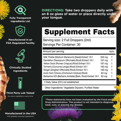 SuperBonsai Super Liver Support with Milk Thistle - All Natural Liver Cleanse Detox & Repair Aid - Doctor-Formulated Liver Supplement - PrimeBioHealth - canada supplements