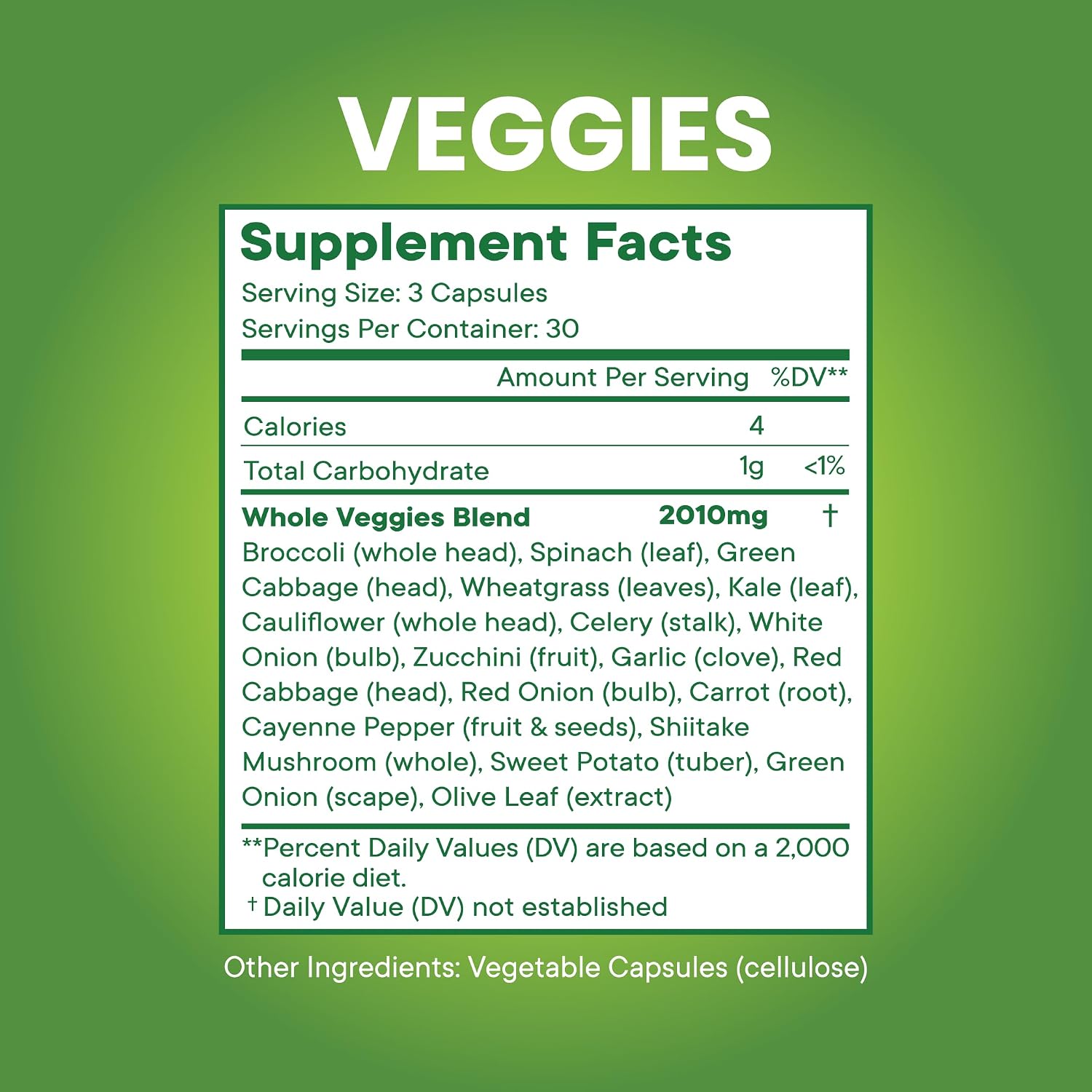 Superfood MD Veggies Supplement - 90 Veggie Capsules - Supports Energy Levels, Beta Carotene, Vitamins & Minerals - Soy Free - 90 Count - PrimeBioHealth - canada supplements