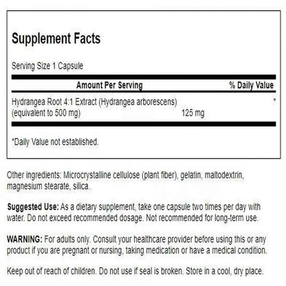 Swanson Hydrangea Root Extract - Herbal Supplement Promoting Traditional Urinary Tract Health - May Support Prostate Health for Men - (90 Capsules)