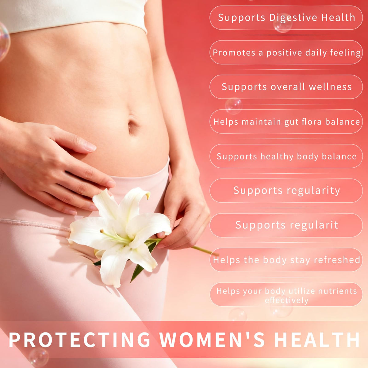 Taeci Vaginal Probiotic Gummies for Women – 5 Billion CFU with Prebiotic & Cranberry Extract – Supports pH Balance, Healthy Odor & Gut Health - PrimeBioHealth - canada supplements