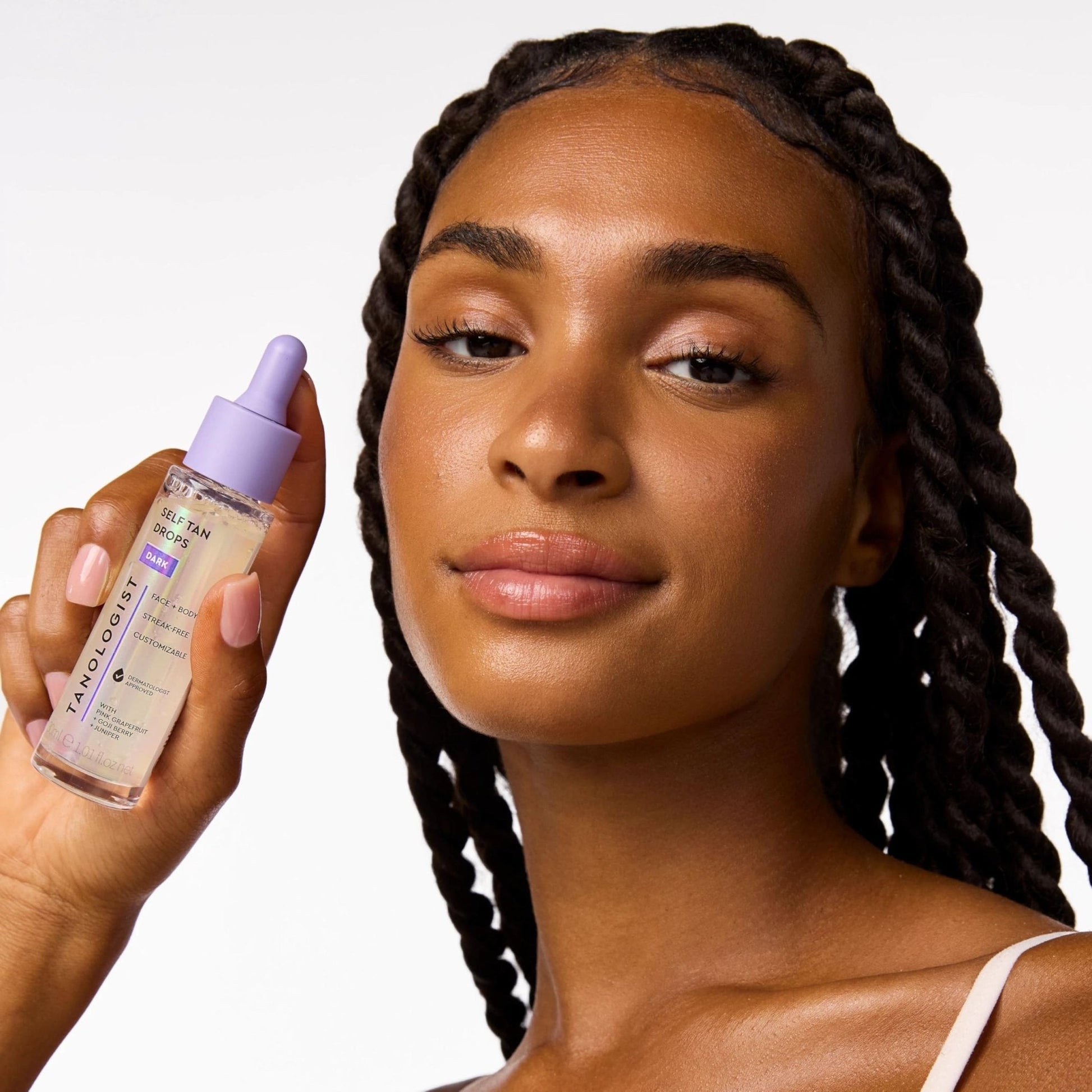 Tanologist Dark Self Tan Drops, Streak-Free Body & Face Tanning Drops, No Fake Tan Smell - PrimeBioHealth - canada supplements