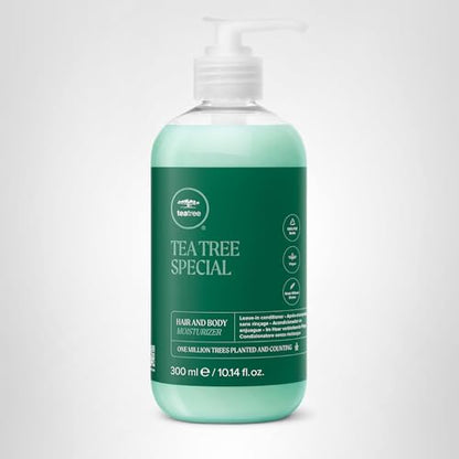 Tea Tree Hair and Body Moisturizer Leave-In Conditioner, Body Lotion, After-Shave Cream, For All Hair + Skin Types, 10.14 fl. oz. - PrimeBioHealth - canada supplements