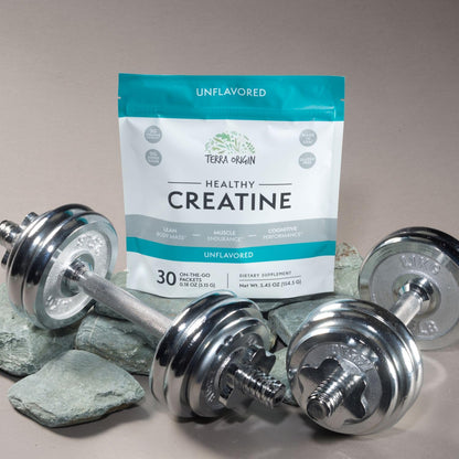 TERRA ORIGIN Healthy Creatine Micronized Monohydrate Powder | 30 Stick Packs | Support for Muscle and Cognitive Performance* | Supplement for Women and Men - PrimeBioHealth - canada supplements
