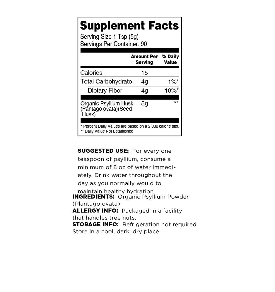 Terrasoul Superfoods Organic Psyllium Husk Powder, 1 Lb - Superfine Texture | 99% Purity | Perfect for Gluten-Free Baking | No Purple Breads - PrimeBioHealth - canada supplements