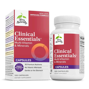 Terry Naturally Clinical Essentials - Supplement to Aid Bone, Cardiovascular & Immune Health - Supplement with Chelated Minerals