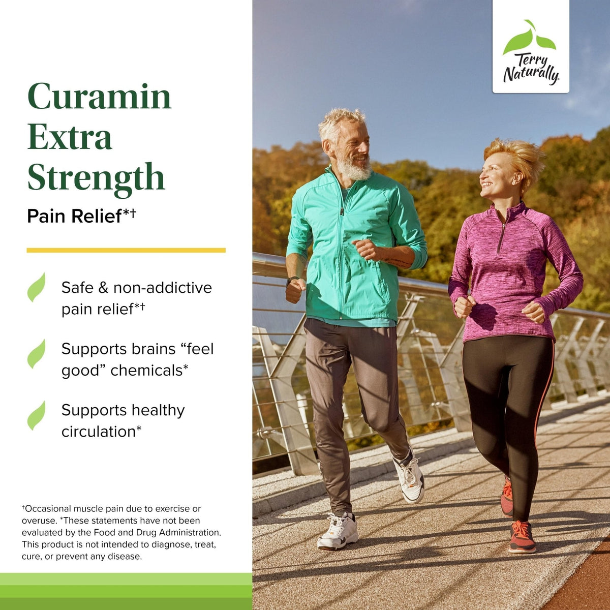Terry Naturally Curamin Extra Strength - 120 Vegan Tablets - Non-Addictive Pain Relief Supplement with Curcumin from Turmeric - PrimeBioHealth - canada supplements