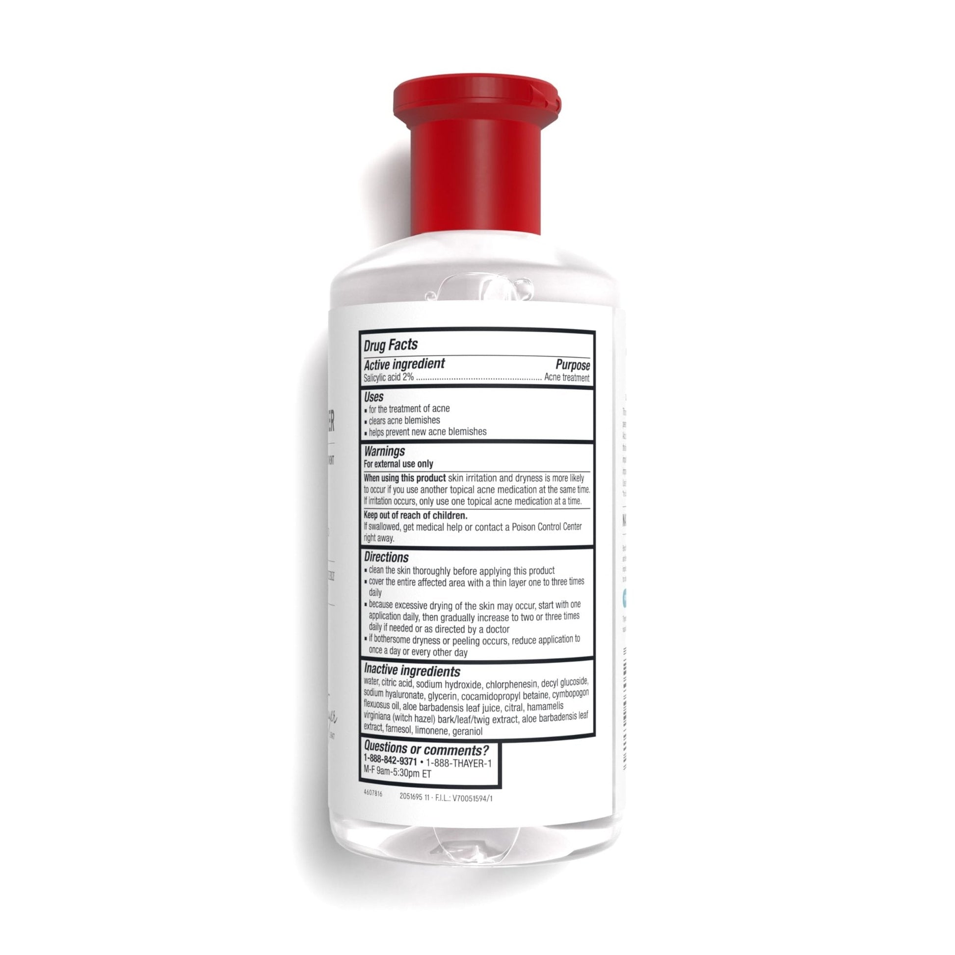 Thayers Blemish Clearing Salicylic Acid Toner, Acne Treatment Face Toner with 2% Salicylic Acid - PrimeBioHealth - canada supplements